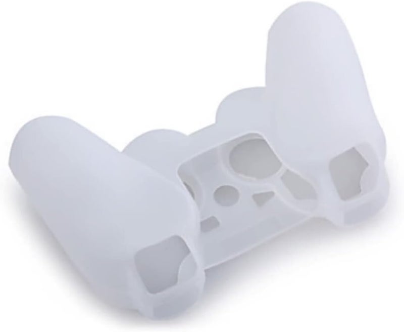 OSTENT Protective Silicone Gel Soft Skin Case Cover Pouch for Sony PlayStation PS2 PS3 Controller Color White - Image 3